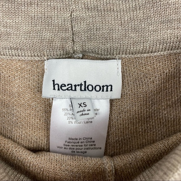 HEARTLOOM Iris Leopard Sweater Joggers, Fawn, XS - Picture 6 of 10